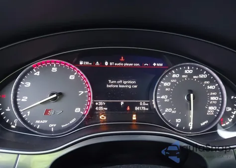 2016 Audi S7 4.0T z USA, uszkodzony, nr VIN WAUW2AFC4GN132667